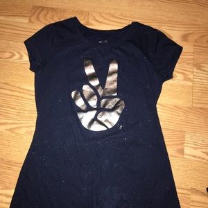 Justice peace sign shirt